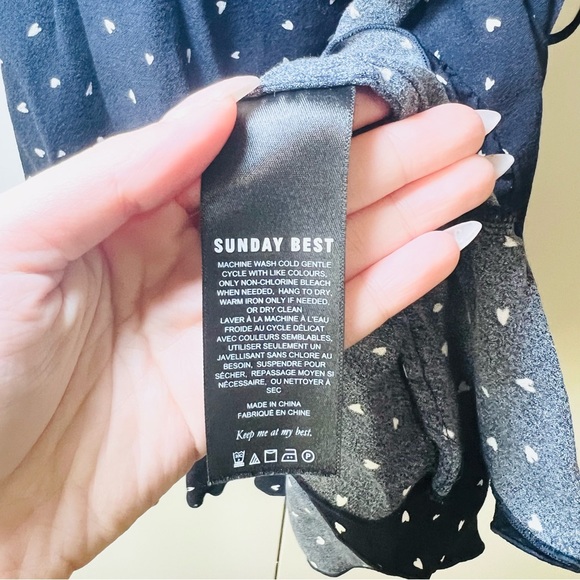 SUNDAY Best New Ruffle Wrap Dress - XXS - Picture 7 of 11